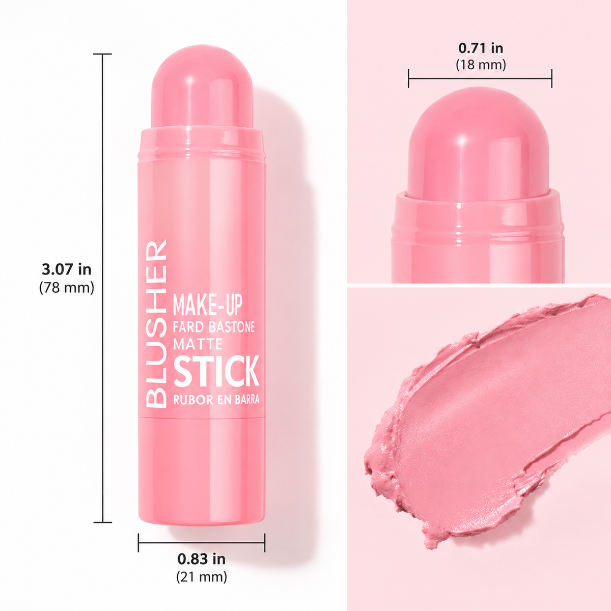 Matte Cream Blush Sticke